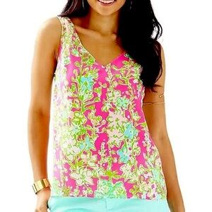 Lilly Pulitzer Cipriani Silk Tank